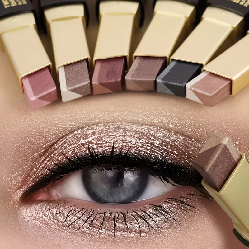 Dual-Color Eyeshadow Stick - W - Gold 6138 review and price